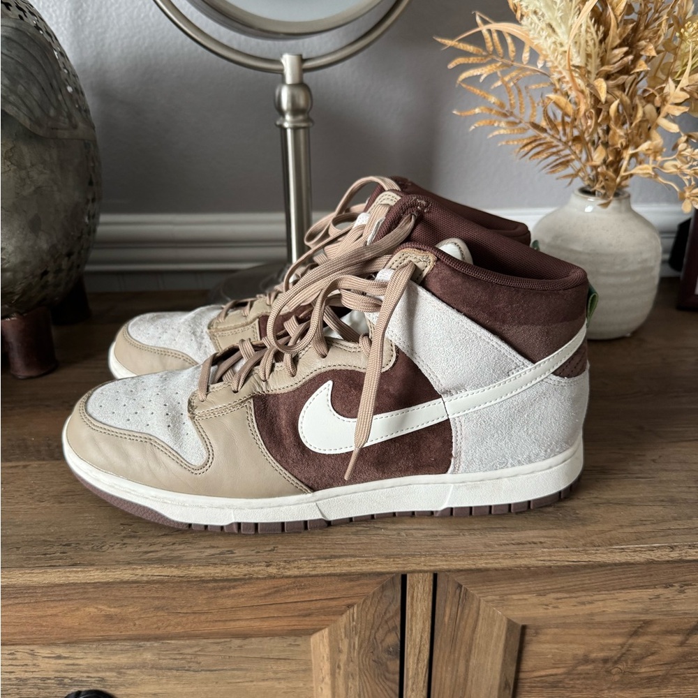 Nike Dunk High Light Chocolate - Picture 4 of 7